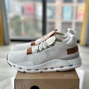 ON Running Cloudnova Women Shoes White Pearl